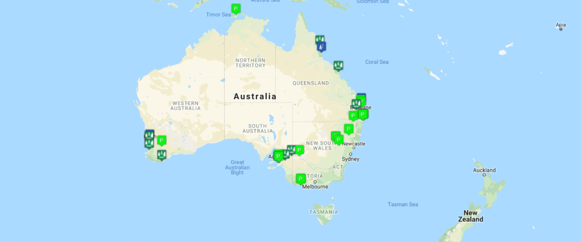 Ozfish Ozfish Map